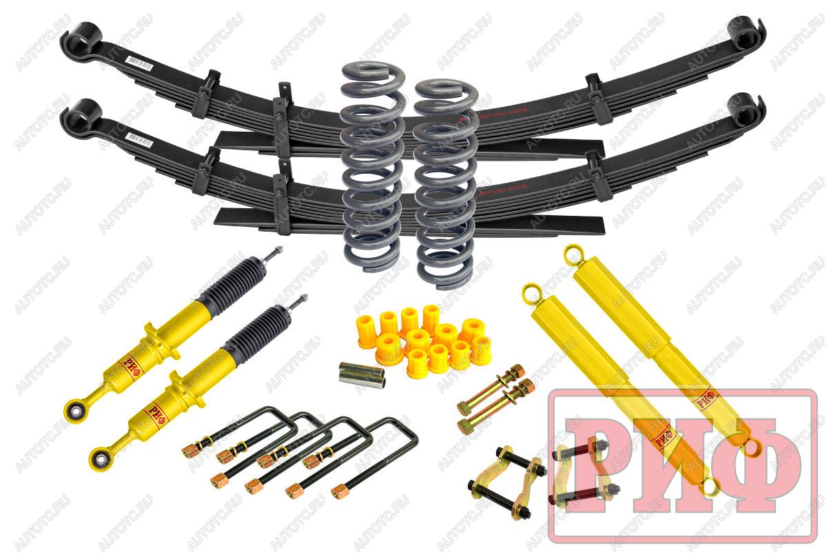 108 599 р. Лифт-комплект РИФ Toyota Hilux 2005-2014, Sollers ST6, Jac T6 лифт 30 мм мягкий  rif-vig-a  с доставкой в г. Кемерово