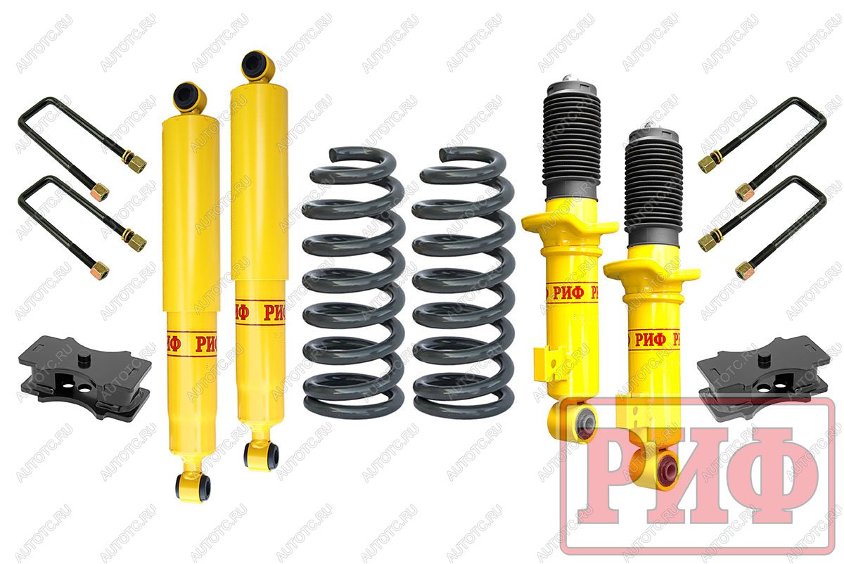 58 419 р. Лифт-комплект РИФ лайт Mitsubishi L200 2015+, Fiat Fullback 2016+ лифт 50 мм  rif-tmq-c-lite  с доставкой в г. Кемерово