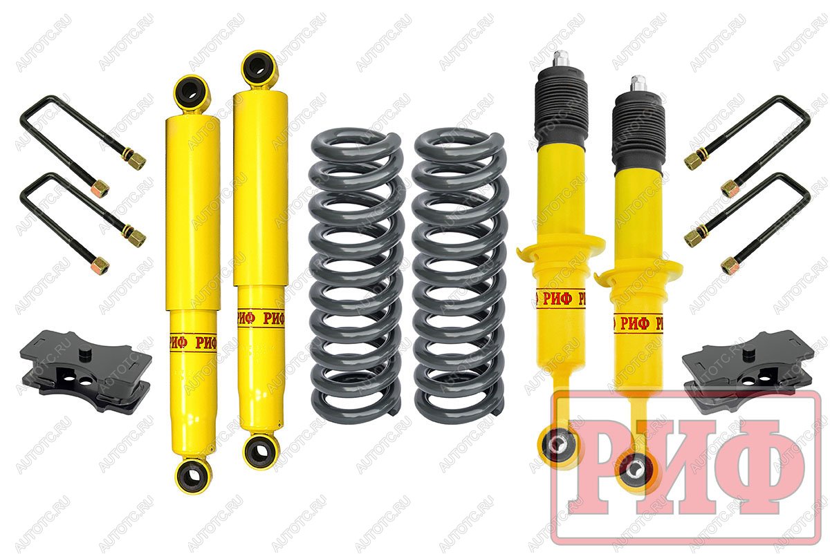66 269 р. Лифт-комплект РИФ лайт Toyota Hilux 2005-2014, Sollers ST6, Jac T6 лифт 40 мм  rif-vig-b-lite  с доставкой в г. Кемерово