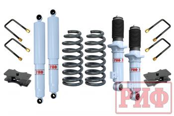 52 859 р. Лифт-комплект РИФ лайт газовый Mitsubishi L200 2005-2015 лифт 40 мм  rif-trt-b-g-lite  с доставкой в г. Кемерово. Увеличить фотографию 1