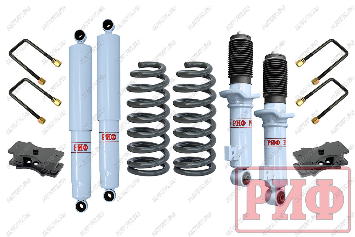 52 859 р. Лифт-комплект РИФ лайт газовый Mitsubishi L200 2005-2015 лифт 40 мм  rif-trt-b-g-lite  с доставкой в г. Кемерово