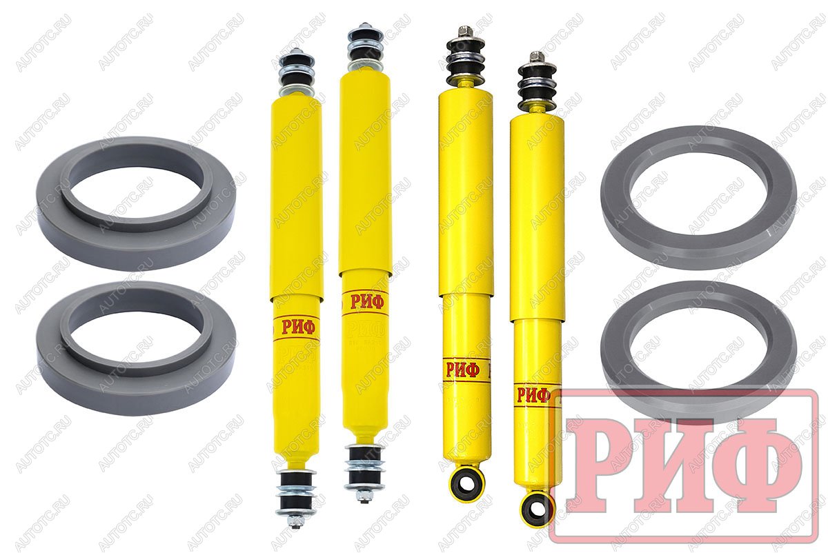 39 159 р. Лифт-комплект РИФ лайт для Toyota Land Cruiser 80105 лифт 20 мм  rif-tlc80-a-lite  с доставкой в г. Кемерово