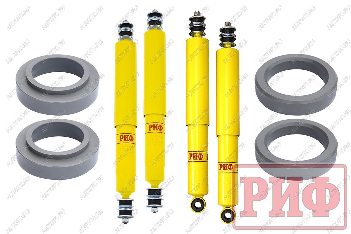 40 639 р. Лифт-комплект РИФ лайт для Toyota Land Cruiser 80105 лифт 30 мм  rif-tlc80-b-lite  с доставкой в г. Кемерово