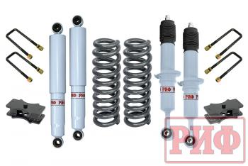 58 269 р. Лифт-комплект РИФ лайт газовый Toyota Hilux 2005-2014, Sollers ST6, Jac T6 лифт 40 мм  rif-vig-b-g-lite  с доставкой в г. Кемерово. Увеличить фотографию 1