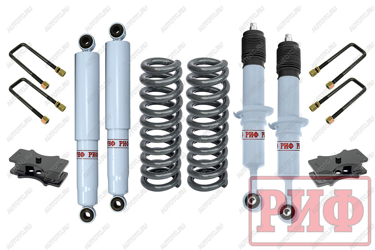 58 269 р. Лифт-комплект РИФ лайт газовый Toyota Hilux 2005-2014, Sollers ST6, Jac T6 лифт 40 мм  rif-vig-b-g-lite  с доставкой в г. Кемерово