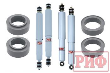 41 259 р. Лифт-комплект РИФ лайт газовый для Toyota Land Cruiser 80105 лифт 50 мм  rif-tlc80-c-g-lite  с доставкой в г. Кемерово. Увеличить фотографию 1