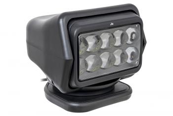6 279 р. Фара-искатель 12V 50W LED с дистанционным управлением, черный (180х180х175мм) на магните  ch015-50w-bl  с доставкой в г. Кемерово. Увеличить фотографию 2