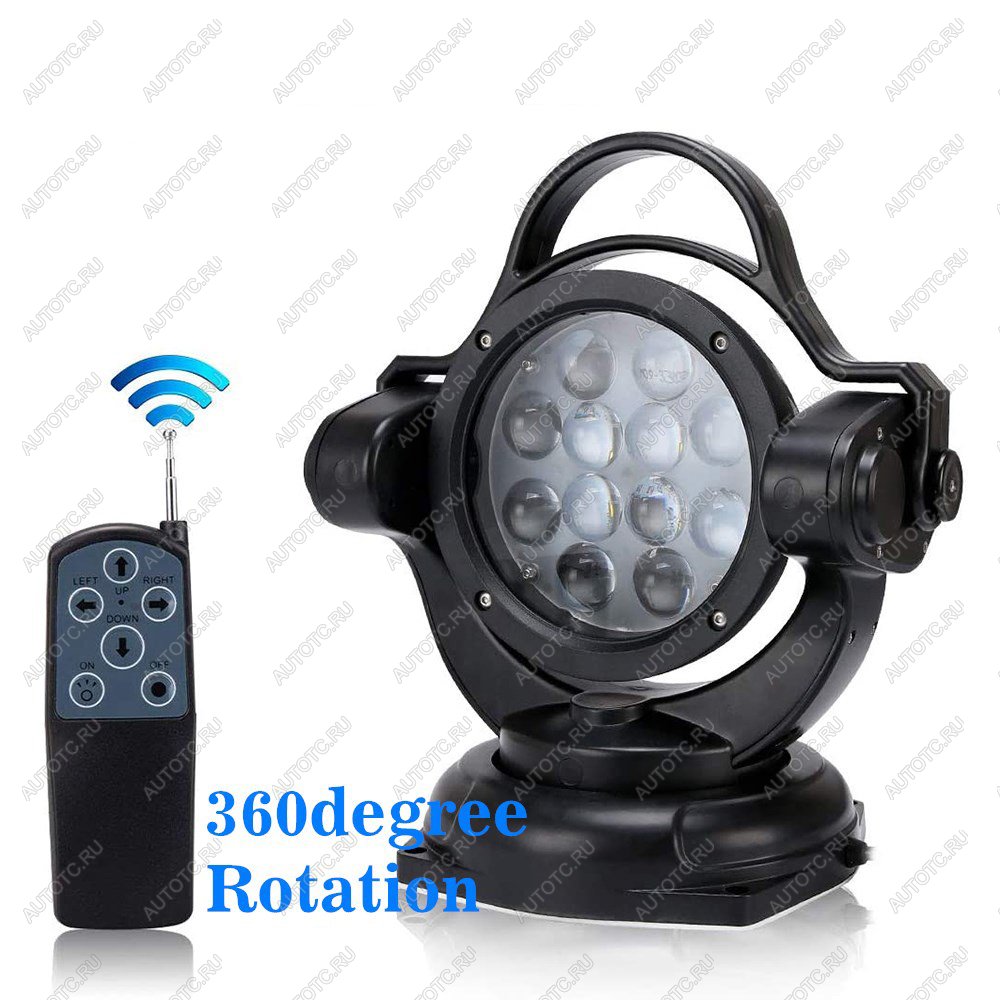 14 519 р. Фара-искатель 12V 60W LED с дистанционным управлением, черный, 360,на магните  ch078-60w-bl  с доставкой в г. Кемерово