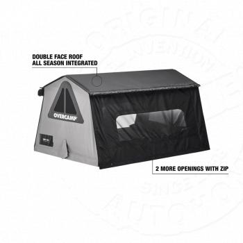 187 389 р. Палатка на крышу автомобиля AUTOHOME OVERCAMP SMALL, тент карбон, лестница 215 мм  ogy01  с доставкой в г. Кемерово. Увеличить фотографию 5