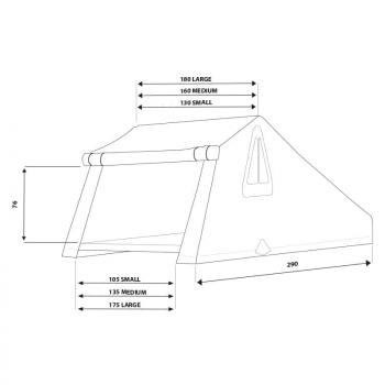 287 979 р. Палатка на крышу автомобиля AUTOHOME OVERZONE SMALL STANDARD, тент песочный, лестница 220 мм  oz01  с доставкой в г. Кемерово. Увеличить фотографию 29