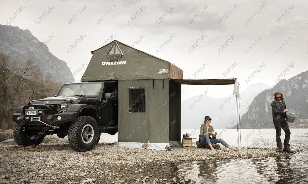 85 039 р. Тамбур к палатке AUTOHOME OVERZONE SMALL STANDARD, тент песочный, высота 220 см  oz05a-3s  с доставкой в г. Кемерово