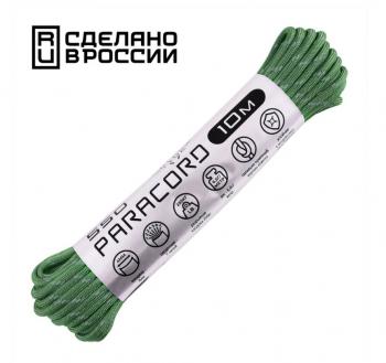 379 р. Паракорд 550 CORD nylon 10м световозвращающий (ultragreen)  550.n10.lm.ug  с доставкой в г. Кемерово. Увеличить фотографию 1