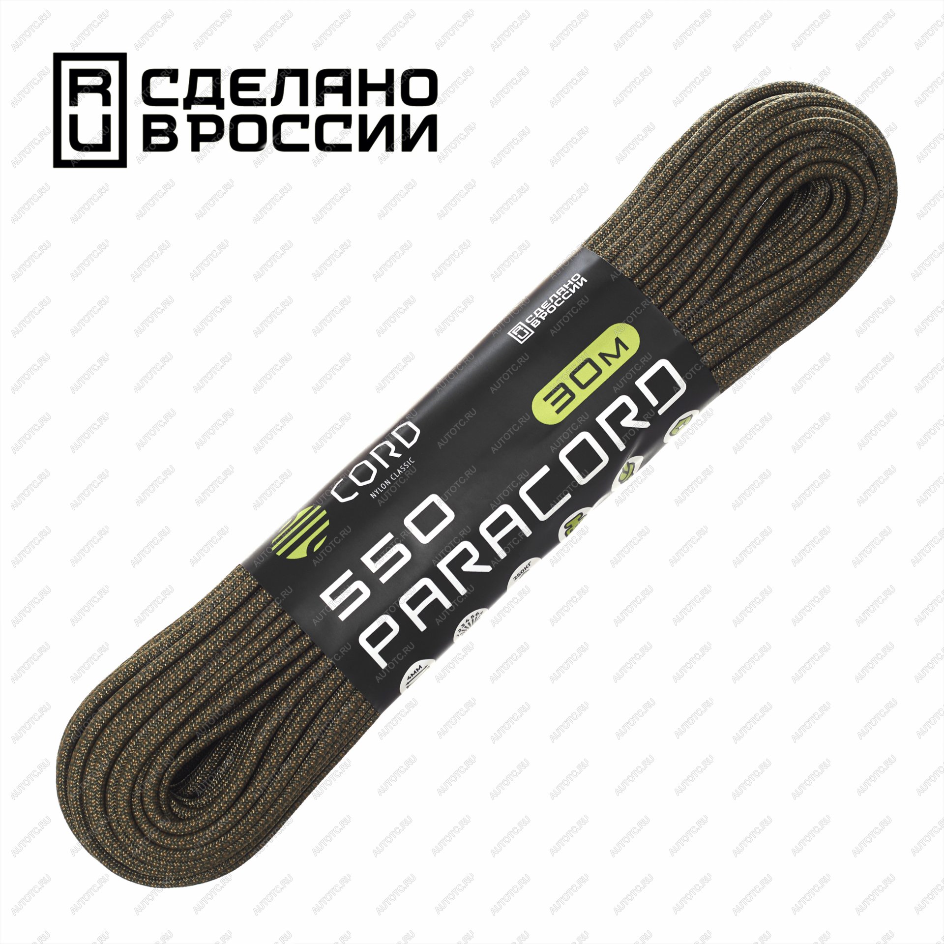 659 р. Паракорд 550 CORD nylon 30м (tactical snake coyote)  550.n30.l.tsc  с доставкой в г. Кемерово