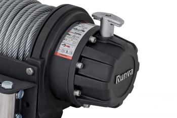 202 299 р. Лебёдка электрическая 24V Runva 25000 lbs влагозащищенная, стальной трос  ewb25000s24v  с доставкой в г. Кемерово. Увеличить фотографию 3