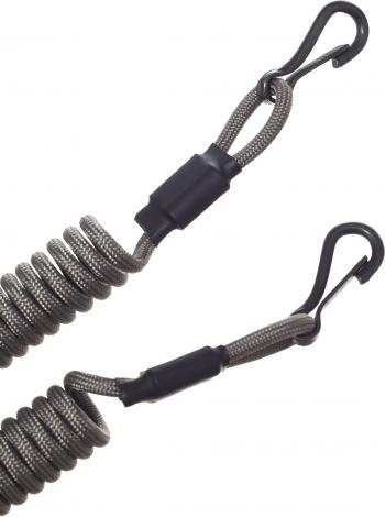 399 р. Страховочный тренчик CORD из паракорда с 2 карабинами (grey)  tr.kk.g  с доставкой в г. Кемерово. Увеличить фотографию 3