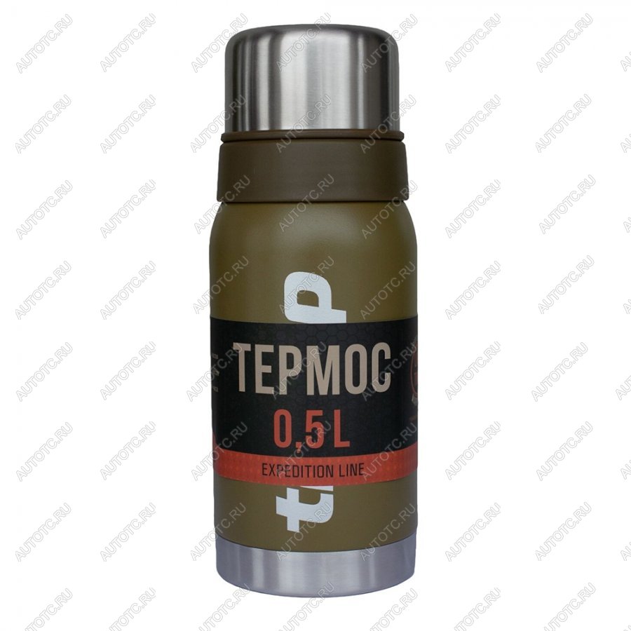 1 629 р. Термос TRAMP Expedition line 0,5 л., Оливковый  trc-030-6050  с доставкой в г. Кемерово