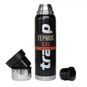 1 979 р. Термос TRAMP Expedition line 0.9 л., Черный  trc-027-9009  с доставкой в г. Кемерово. Увеличить фотографию 2