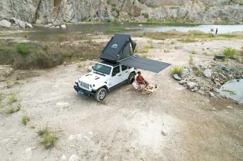 157 999 р. Палатка на крышу автомобиля Wild Land Bush Cruiser 120, лестница 210 см  201044  с доставкой в г. Кемерово. Увеличить фотографию 14