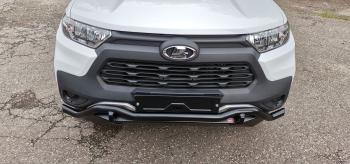 38 319 р. Бампер РИФ силовой передний Lada Niva Travel с защитой радиатора  rif123-10076  с доставкой в г. Кемерово. Увеличить фотографию 9