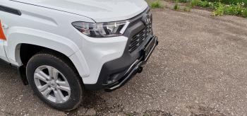 38 319 р. Бампер РИФ силовой передний Lada Niva Travel с защитой радиатора  rif123-10076  с доставкой в г. Кемерово. Увеличить фотографию 38