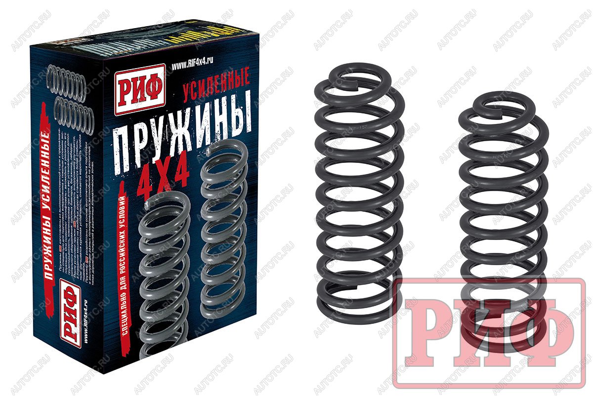 10 719 р. Пружины РИФ задние Jepp Wrangler JK 2006+ (4 двери) 0-200 кг лифт 50 мм  jep-157c  с доставкой в г. Кемерово