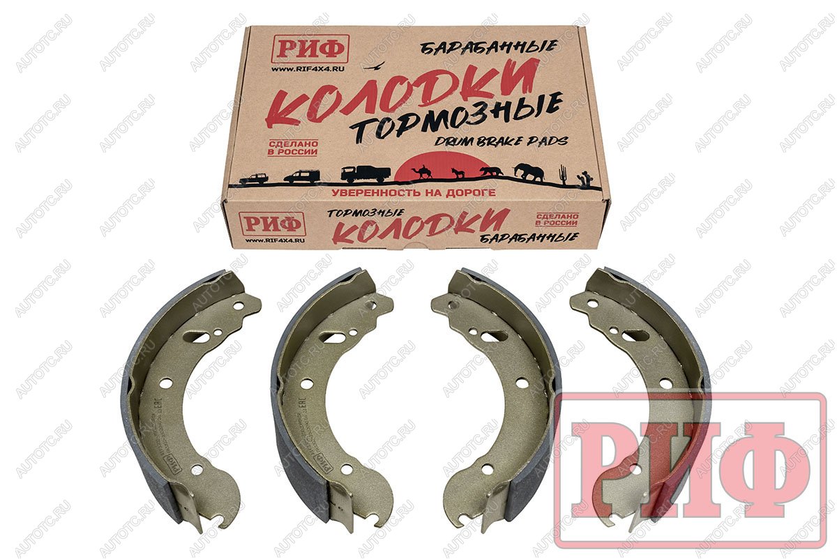 1 689 р. Колодки тормозные задние РИФ для ГАЗ Соболь (3302-3502090)  rif3302-3502090rdp  с доставкой в г. Кемерово