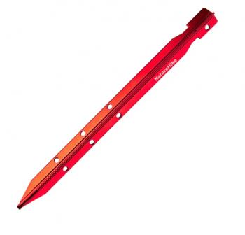 Колышек для палатки Naturehike алюминий, 25 см, комплект 4 шт, красный  nh15a009-i-4r