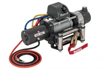 54 239 р. Лебёдка электрическая двухскоростная 12V Runva 10000 lbs 4500 кг  ewd10000s  с доставкой в г. Кемерово. Увеличить фотографию 1