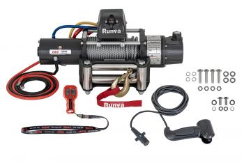 54 239 р. Лебёдка электрическая двухскоростная 12V Runva 10000 lbs 4500 кг  ewd10000s  с доставкой в г. Кемерово. Увеличить фотографию 5