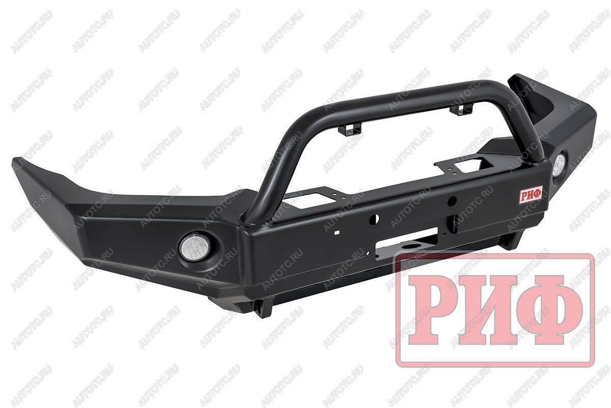 69 599 р. Бампер РИФ силовой передний Toyota Land Cruiser Prado 120 c доп. фарами, центральной дугой, защитой бачка омывателя  rif120-10170  с доставкой в г. Кемерово
