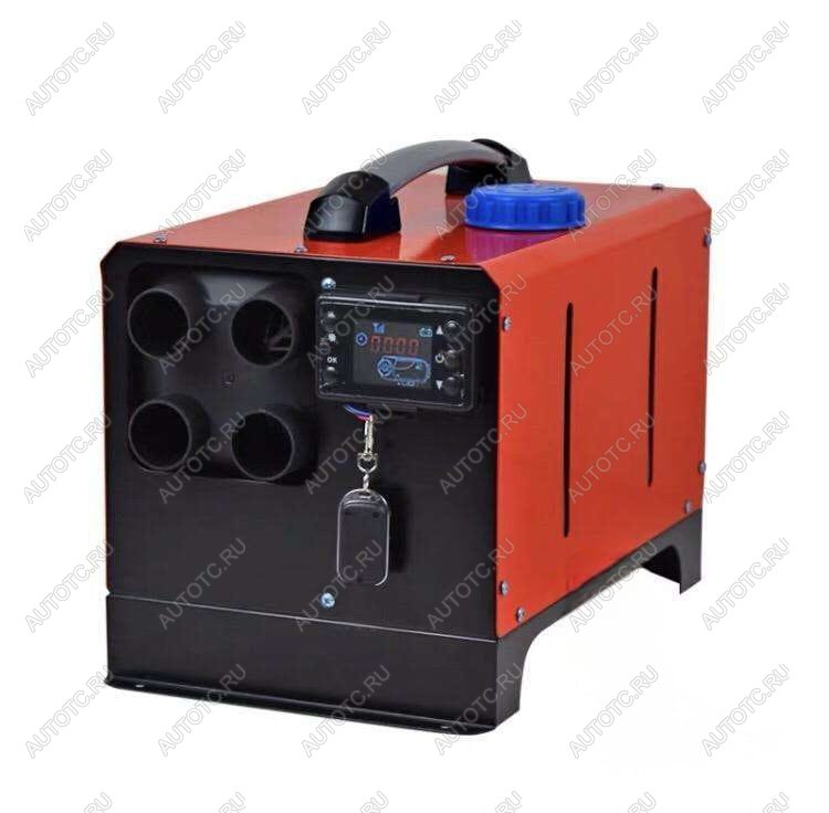 12 199 р. Отопитель автономный воздушный (переносной) 5kW12V 4 выхода, металл. корпус (КРАСНЫЙ), дизель  6125  с доставкой в г. Кемерово