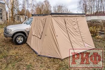 20 959 р. Стенки к автомобильной маркизе РИФ 2.5Х2.5 м Black Out  rifan5306-2525v  с доставкой в г. Кемерово. Увеличить фотографию 9