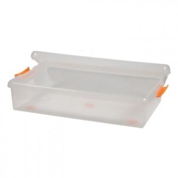 1 669 р. Короб для хранения IRIS THIN BOX 34л, прозрачный  ug-725  с доставкой в г. Кемерово. Увеличить фотографию 6