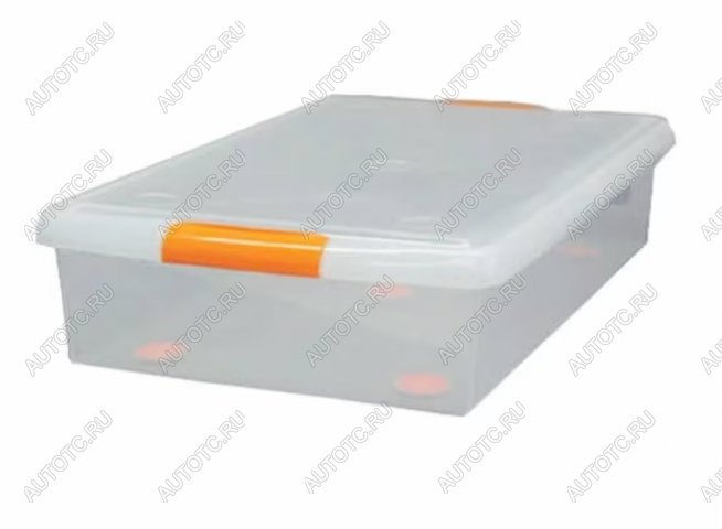 1 669 р. Короб для хранения IRIS THIN BOX 34л, прозрачный  ug-725  с доставкой в г. Кемерово