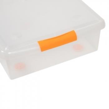 1 669 р. Короб для хранения IRIS THIN BOX 34л, прозрачный  ug-725  с доставкой в г. Кемерово. Увеличить фотографию 7