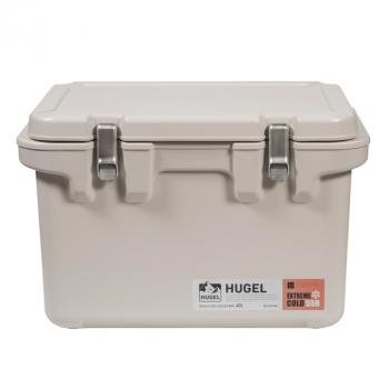 20 029 р. Термобокс IRIS HUGEL VACUUM COOLER BOX TC-40 Бежевый, 40 литров (45 часов)  tc-40w  с доставкой в г. Кемерово. Увеличить фотографию 3