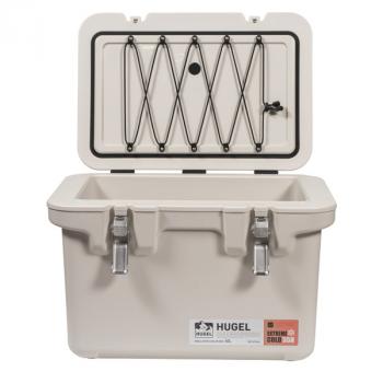 20 029 р. Термобокс IRIS HUGEL VACUUM COOLER BOX TC-40 Бежевый, 40 литров (45 часов)  tc-40w  с доставкой в г. Кемерово. Увеличить фотографию 2