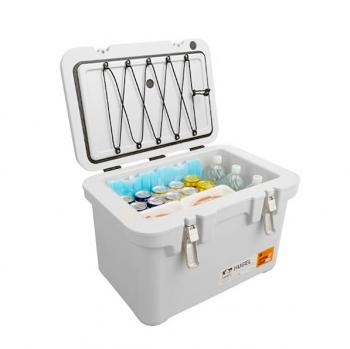 26 499 р. Термобокс IRIS HUGEL VACUUM COOLER BOX TC-40 Белый, 40 литров (55 часов)  vitc-40w  с доставкой в г. Кемерово. Увеличить фотографию 6