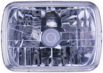 УНИВЕРСАЛЬНЫЕ {ЛАМПА -H4 (200mm x 142mm)} ФАРА Л=П ПРЯМОУГ (DEPO) ХРУСТАЛ DEPO unver95-003cc-z