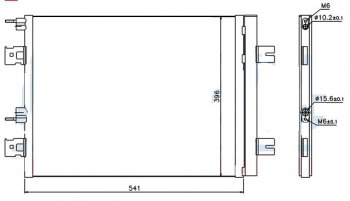 3 499 р. LOGAN (SANDERO 08- MEGANE 03- DUSTER 10-LARGUS 12-ALMERA 13-) КОНДЕНСАТОР КОНДИЦ С ОСУШИТ. BODYPARTS rnlog08-932  с доставкой в г. Кемерово. Увеличить фотографию 1