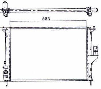 2 599 р. LOGAN (583X414X23mm SANDERO 08-DUSTER 10-LARGUS 12-ALMERA 13-) РАДИАТОР ОХЛАЖДЕН С КОНДИЦ BODYPARTS rnlog08-910  с доставкой в г. Кемерово. Увеличить фотографию 1