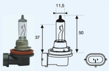 131 р. H8 (12V-35W  PGJ19-1) ЛАМПА УПАКОВКА (1 шт) BLICK BODYPARTS lp0h800-980-o  с доставкой в г. Кемерово. Увеличить фотографию 1