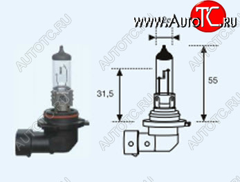 64 р. HB4 (12V-55W  P22D) ЛАМПА УПАКОВКА (1 шт) BLICK BODYPARTS lphb400-981-o  с доставкой в г. Кемерово