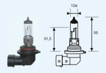 77 р. HB4 (12V-51W  P22D) ЛАМПА УПАКОВКА (1 шт) BLICK BODYPARTS lphb400-980-o  с доставкой в г. Кемерово. Увеличить фотографию 1