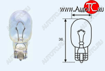 22 р. T15 (T15 12V-16W  W2.1x9.5d) ЛАМПА УПАКОВКА (10 шт) BLICK BODYPARTS lpt1500-980-t  с доставкой в г. Кемерово