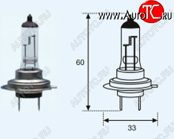 44 р. H7 (24V-70W  PX26D) ЛАМПА УПАКОВКА (1 шт) BLICK BODYPARTS lp0h700-982-o  с доставкой в г. Кемерово