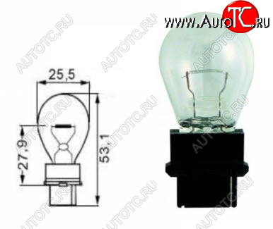 131 р. G25 (G25.5-27W  W2.5x16q) ЛАМПА УПАКОВКА (10 шт) BLICK BODYPARTS lpg2500-980-t  с доставкой в г. Кемерово