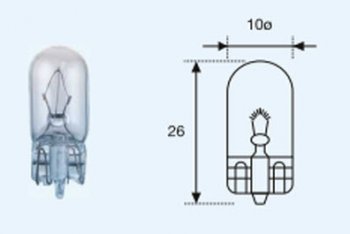 22 р. W5W (T10 24V-5W  W2.1x9.5d) ЛАМПА УПАКОВКА (10 шт) BLICK BODYPARTS lpw5w00-983-t  с доставкой в г. Кемерово. Увеличить фотографию 1