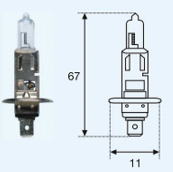 19 р. H1 (12V-55W  P14.5s) ЛАМПА УПАКОВКА (1 шт) BLICK BODYPARTS lp0h100-980-o  с доставкой в г. Кемерово. Увеличить фотографию 1