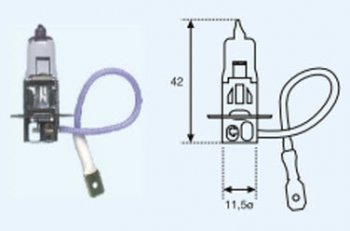 10 р. H3 (12V-55W  PK22S) ЛАМПА УПАКОВКА (1 шт) BLICK BODYPARTS lp0h300-980-o  с доставкой в г. Кемерово. Увеличить фотографию 1